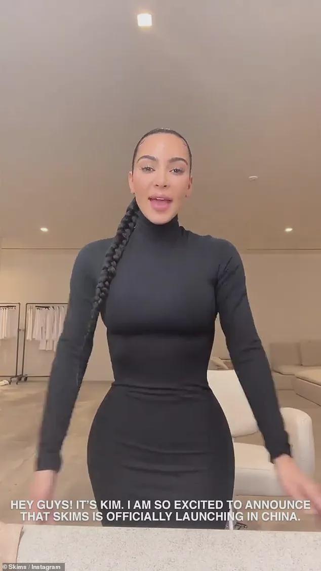 Kim Kardashian returns to Instagram to announce Skims hosiery